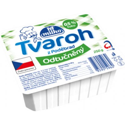 Milko Tvaroh měkký odtučněný 250 g – Zbozi.Blesk.cz