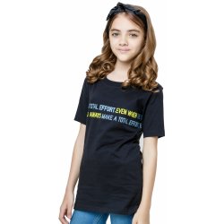 Winkiki kids Wear dívčí tričko Sport černá