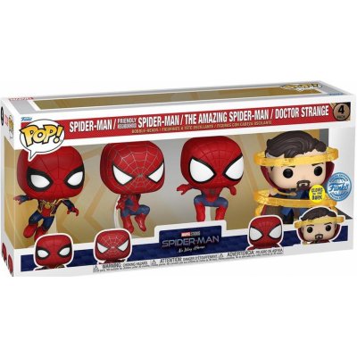 Funko Pop! 4 Pack Spider Man Friendly Neighborhood Spider Man Amazing Spider Man Doctor Strange – Hledejceny.cz