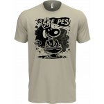 Sere pes černý potisk triko – Hledejceny.cz