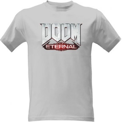 Tričko s potiskem Doom Eternal pánské Bílá