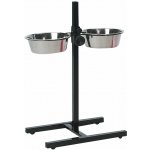 Karlie Stojan na misky včetně nerezových misek 2 x 19 cm 1,3 l (KF-1030081) – Hledejceny.cz