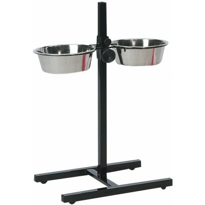 Karlie Stojan na misky včetně nerezových misek 2 x 19 cm 1,3 l (KF-1030081) – Hledejceny.cz