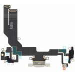 Apple iPhone 16e - Nabíjecí Konektor + Flex Kabel (White), White – Zboží Živě