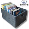 Rotho košík Country 18l 37 x 29 antracit