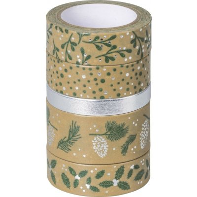 Heyda vánoce zelené 5 ks – HobbyKompas.cz