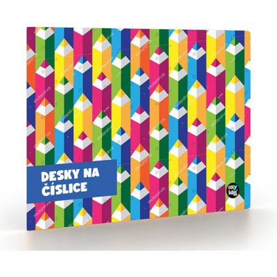 Desky na číslice Pastelky – Zboží Dáma