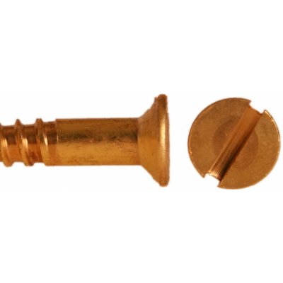 Vrut do dřeva mosazný, zapuštěná hlava, DIN 97 - 4x30 – Zboží Mobilmania