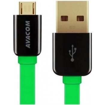 Avacom DCUS-MIC-40G USB - Micro USB, 40cm, zelený