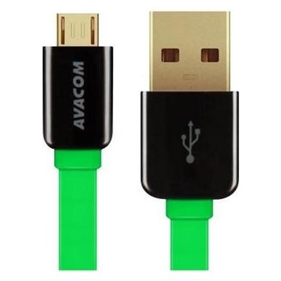 Avacom DCUS-MIC-40G USB - Micro USB, 40cm, zelený – Zbozi.Blesk.cz