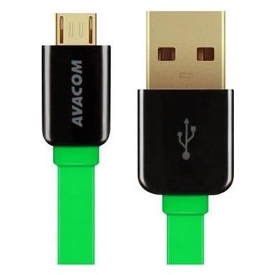 Avacom DCUS-MIC-40G USB - Micro USB, 40cm, zelený