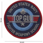 Nášivka textilní 101 Inc Top Gun Fighter Weapons School - barevná – Zboží Dáma