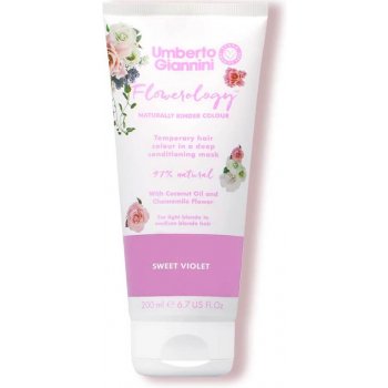 Umberto Giannini Flowerology Temporary Colour Mask Sweet Violet 200 ml