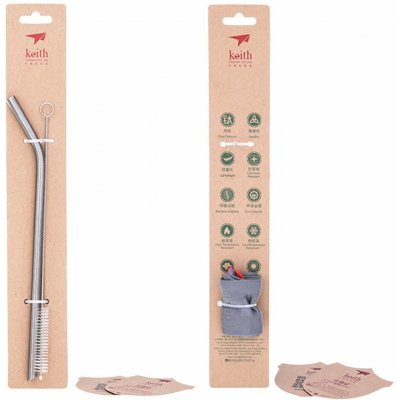 Keith Titanové zaoblené brčko – Zboží Dáma