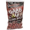 Návnada a nástraha Starbaits boilies Global Strawberry Jam 1kg 14mm