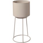 LIVARNO Květináč s kovovým stojanem, 14 cm béžová – Zboží Mobilmania