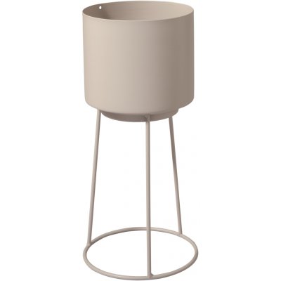 LIVARNO Květináč s kovovým stojanem, 14 cm béžová – Zboží Mobilmania