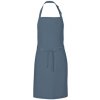 Zástěra Link Kitchen Wear Gastro zástěra X986 Postman Grey Pantone 7545 72 x 85 cm