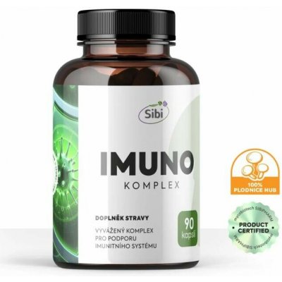 Sibi Imuno komplex houbové extrakty 90 kapslí 500 mg – Hledejceny.cz