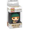 Přívěsky na klíče Funko POP! Keychain Harry Potter Holiday Ron Weasley