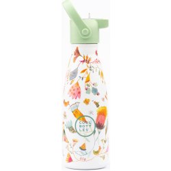 Cool Bottles Dětská nerezová termolahev Kids Spring Flowers třívrstvá 260 ml 3D