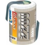 Conrad energy Baterie NiMH 4/5 Sub-C s pájecími kontakty 1,2 originální 2200 mAh – Zbozi.Blesk.cz