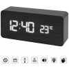 Budík Jenifer Clap-AlCLOCK-2-Black