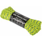 Para lano Atwoood Rope MFG 550 Paracord 30 m - žluté svítící