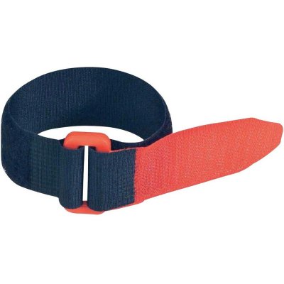 FASTECH® F101-25-480-5 pásek se suchým zipem s páskem háčková a flaušová část (d x š) 480 mm x 25 mm černá, červená 5 ks – Hledejceny.cz