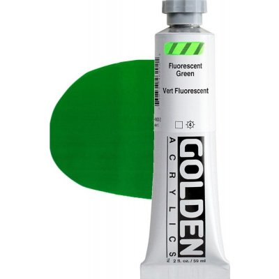 Golden Artist Colors Heavy Body akrylová barva fluorescent green 59 ml – Zboží Dáma