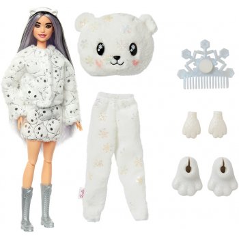 Barbie Cutie Reveal Zima série 3 Lední medvěd