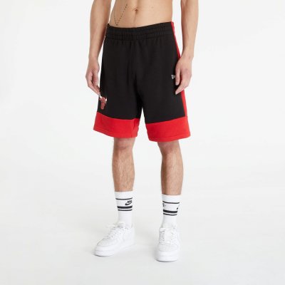 New Era Chicago Bulls NBA Colour Block shorts Black/ Front Door Red