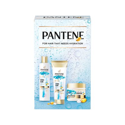 Pantene pro ženy Hydra Glow šampon 250 ml + kondicionér 160 ml + maska 300 ml dárková sada – Zbozi.Blesk.cz
