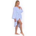 Interkontakt župan kimono s výšivkou 06 Light Blue – Zboží Dáma
