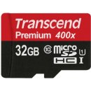 paměťová karta Transcend microSDHC 32 GB UHS-I TS32GUSDCU1