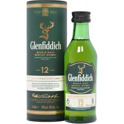 Glenfiddich 12y 40% 0,05 l (tuba) – Zbozi.Blesk.cz