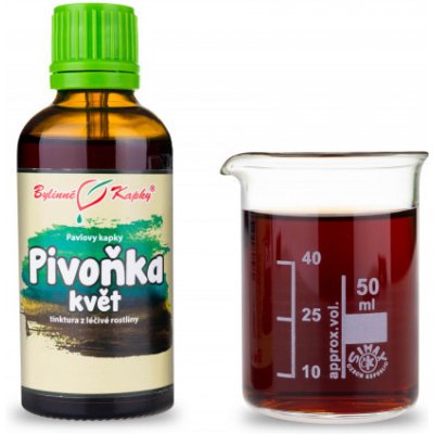 Bylinné kapky Pavlovy bylinné kapky Pivoňka lékařská květ tinktura 50 ml – Hledejceny.cz