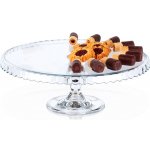 Orion Skleněný podnos s nožkou 32cm – Sleviste.cz