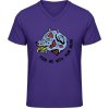 Pánské Tričko Soft-Style V Triko Gildan - Design - Rozzuřený pes - Purple