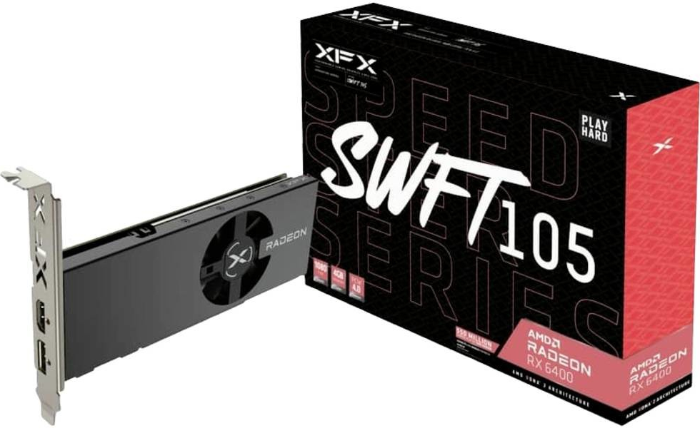 XFX Radeon RX 6400 Speedster SWIFT 4GB GDDR6 RX-64XL4SFG2