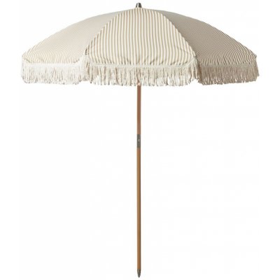 House Doctor, Zahradní designový slunečník Umbra 200 cm zelený, krémová – Hledejceny.cz
