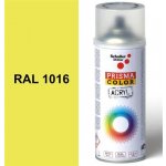 Schuller Ehklar PRISMA COLOR Sprej sírově žlutý lesklý 400ml odstín RAL 1016 barva sírová žlutá, 91309 – Zboží Mobilmania