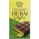 Lusogourmet Dubajská čokoláda s pistáciovou náplní 200 g – Sleviste.cz