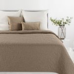 Takoy PREMIUM přehoz na postel prošívaný z látky imitující len-HF-459129 170 x 210 cm – Sleviste.cz