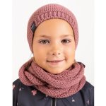 Unuo dětská čepice pletená Warm starorůžová – Zboží Dáma