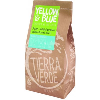 Tierra Verde PUER bělící prášek a odtraňovač skvrn na bázi kyslíku 1 kg (dóza)