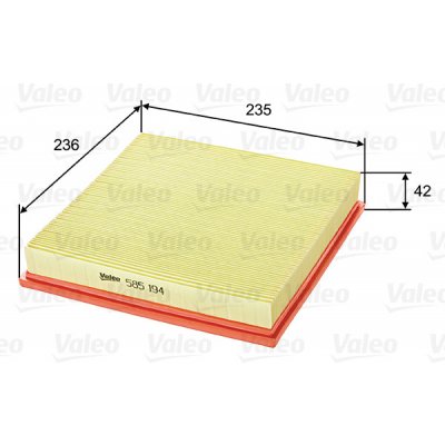 Vzduchový filtr VALEO 585194 – Hledejceny.cz