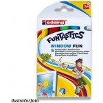 Popisovače na sklo Edding Funtastics Window 5 ks – Zboží Dáma