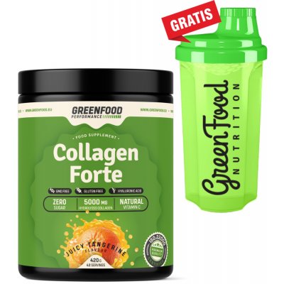 GREENFOOD NUTRITION Performance collagen forte šťavnatý meloun 420 g – Sleviste.cz