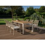 Concept teak Vienna stolní souprava 1+6 béžová – Hledejceny.cz
